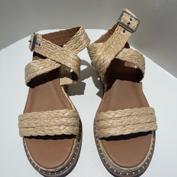 Target Women's Kayla Wedge Heels - Universal Thread™ Beige 9 - Picture 2 of 4